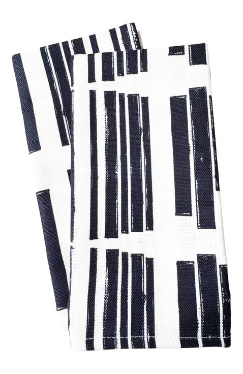 Marguerite in Indigo - Pair of Napkins