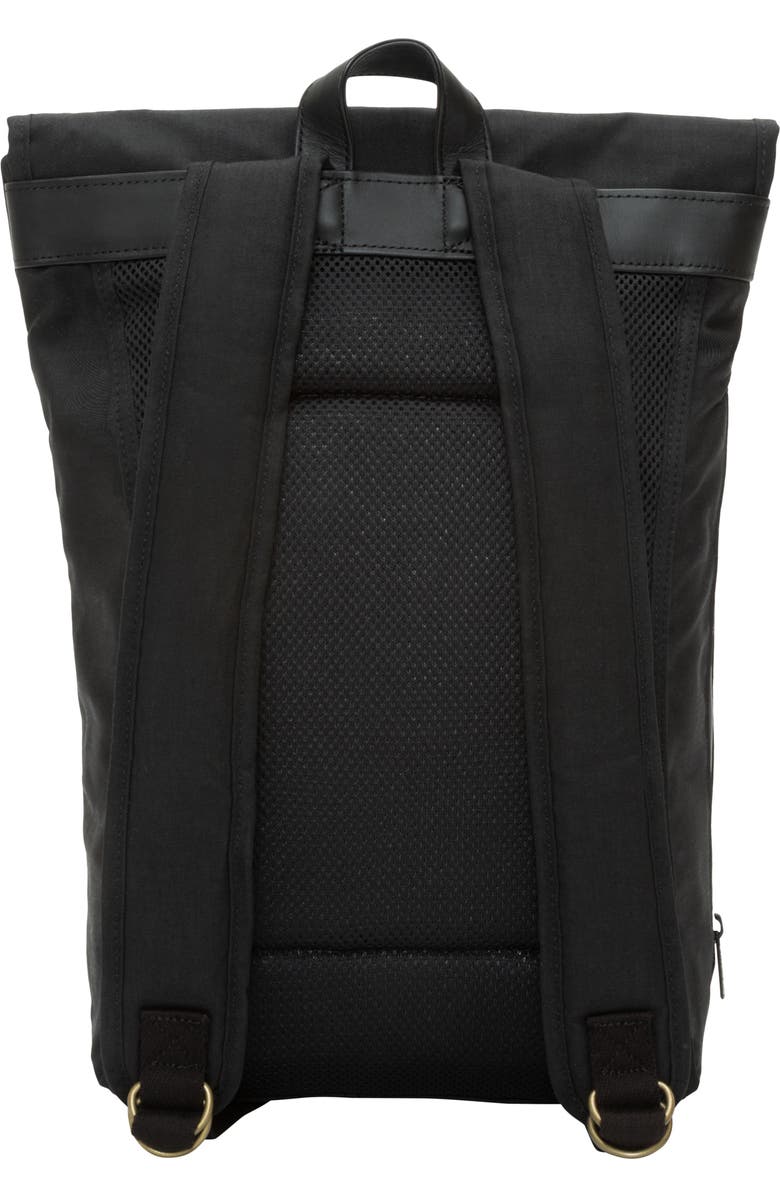 Token Waxed Nylon Bergen Backpack, Alternate, color, Black