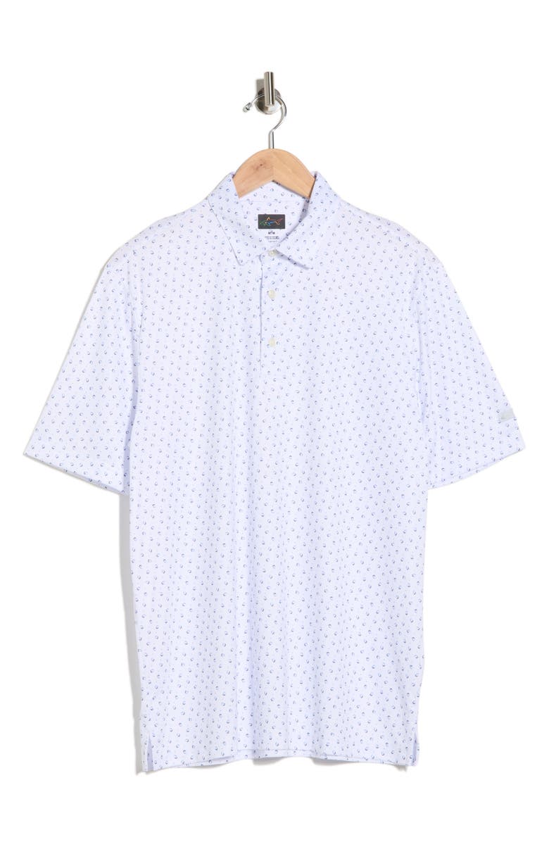 Greg Norman River Drive Knit Polo, Alternate, color, White