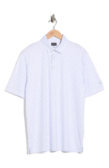 Greg Norman River Drive Knit Polo In White