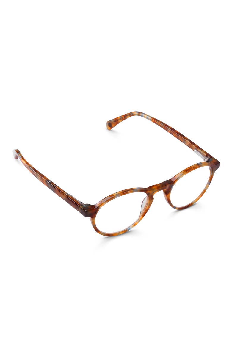 Board Stiff 49mm Round Reading Glasses, Alternate, color, SPOTTY BLUE TORTOISE