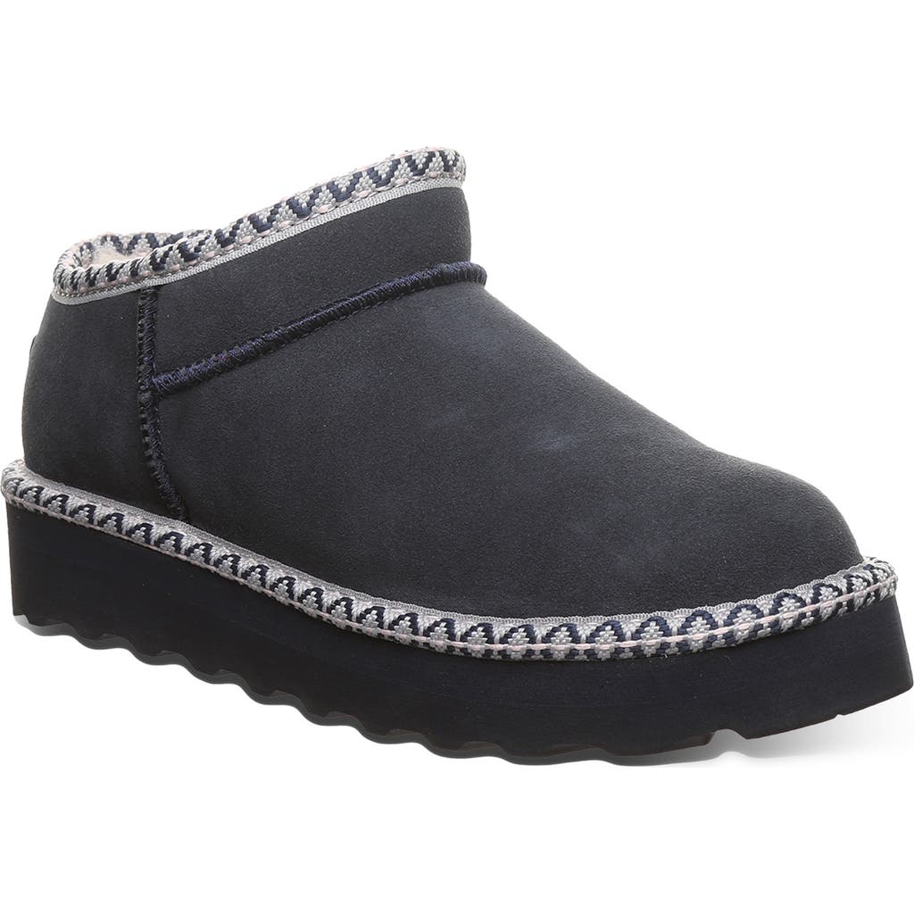Bearpaw Jules Faux Shearling Lined Bootie In Blue