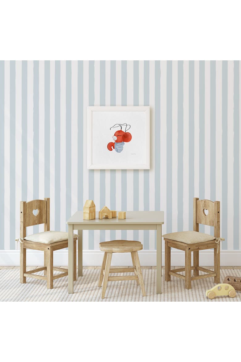 Baby Lobstah Framed Museum Quality 12" x 12" Art Print, Alternate, color, Multicolored