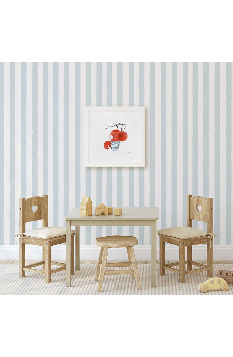 Ramus & Co Baby Lobstah Framed Museum Quality 12" x 12" Art Print, Alternate, color, Multicolored