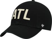 '47 Women's '47 Black Atlanta Falcons Finley Clean Up Adjustable Hat