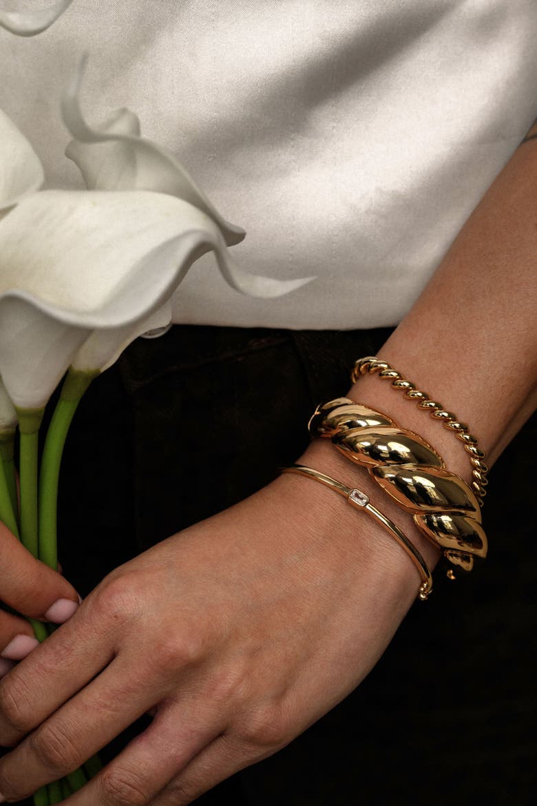 Goldie Bracelet, Alternate, color, Gold
