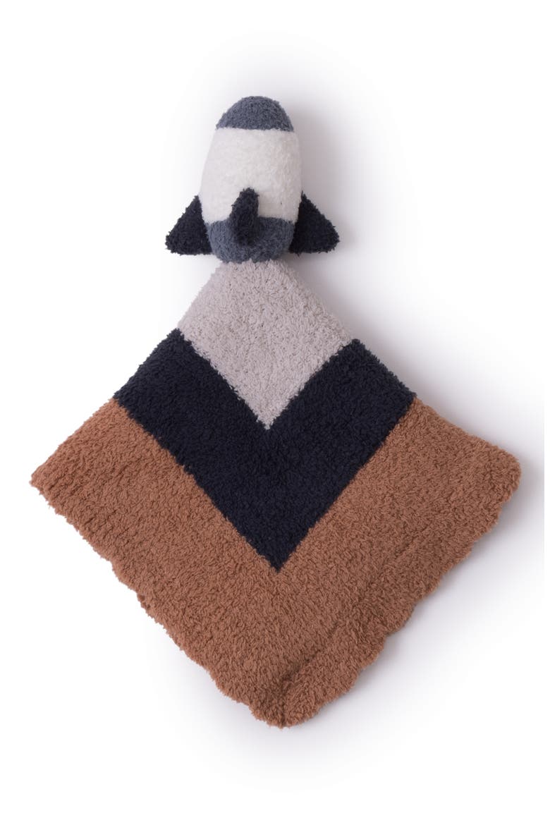 CozyChic® Spaceship Lovey Soother Blanket, Main, color, STONE MULTI