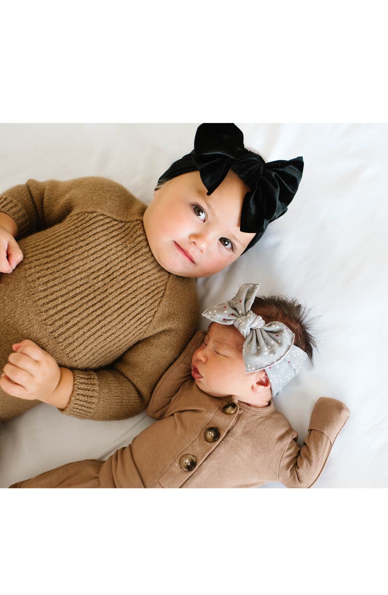 Baby Bling Velvet Head Wrap, Alternate, color,