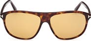 TOM FORD Prescott 60mm Square Sunglasses
