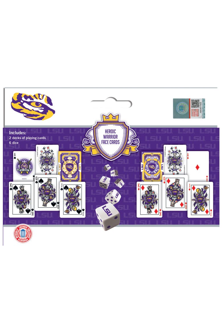 LSU Tigers Playing Cards & Dice, Alternate, color, Multicolor