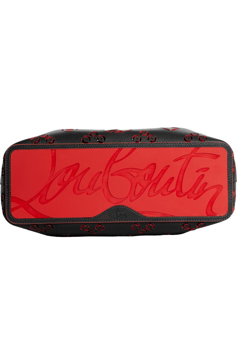 Christian Louboutin Small Cabarock Loubinthesky Perforated Leather Tote, Alternate, color,