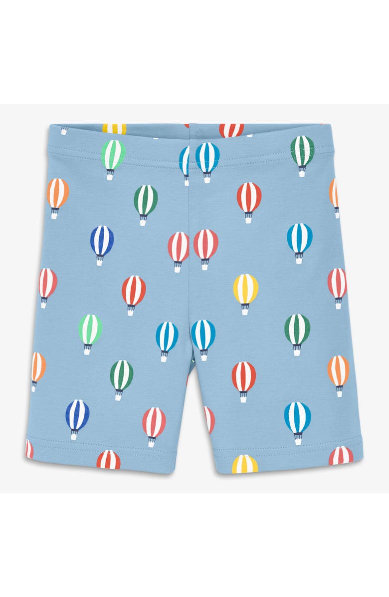 Primary Kids Organic Pj Short In Rainbow Blooms, Main, color, Stream Hot Air Balloons