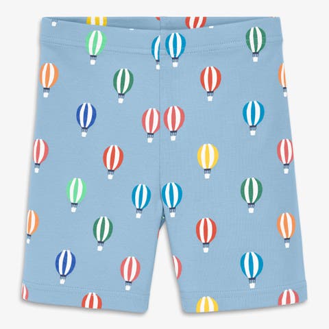 Kids Organic Pj Short In Rainbow Blooms (Toddler, Little Kid, Big Kid)