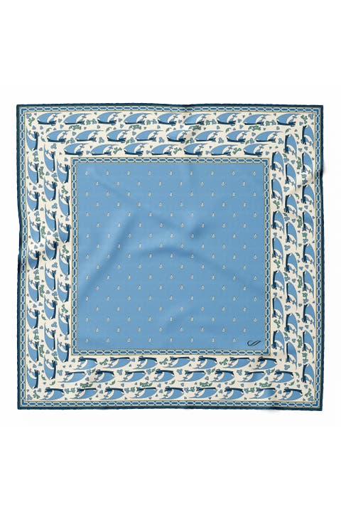 Ostia - Silk Pocket Square for Men