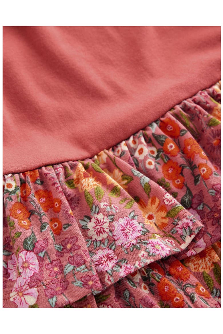 Kids' Jersey Ra Ra Dress, Alternate, color, PINK FLOWER VINE