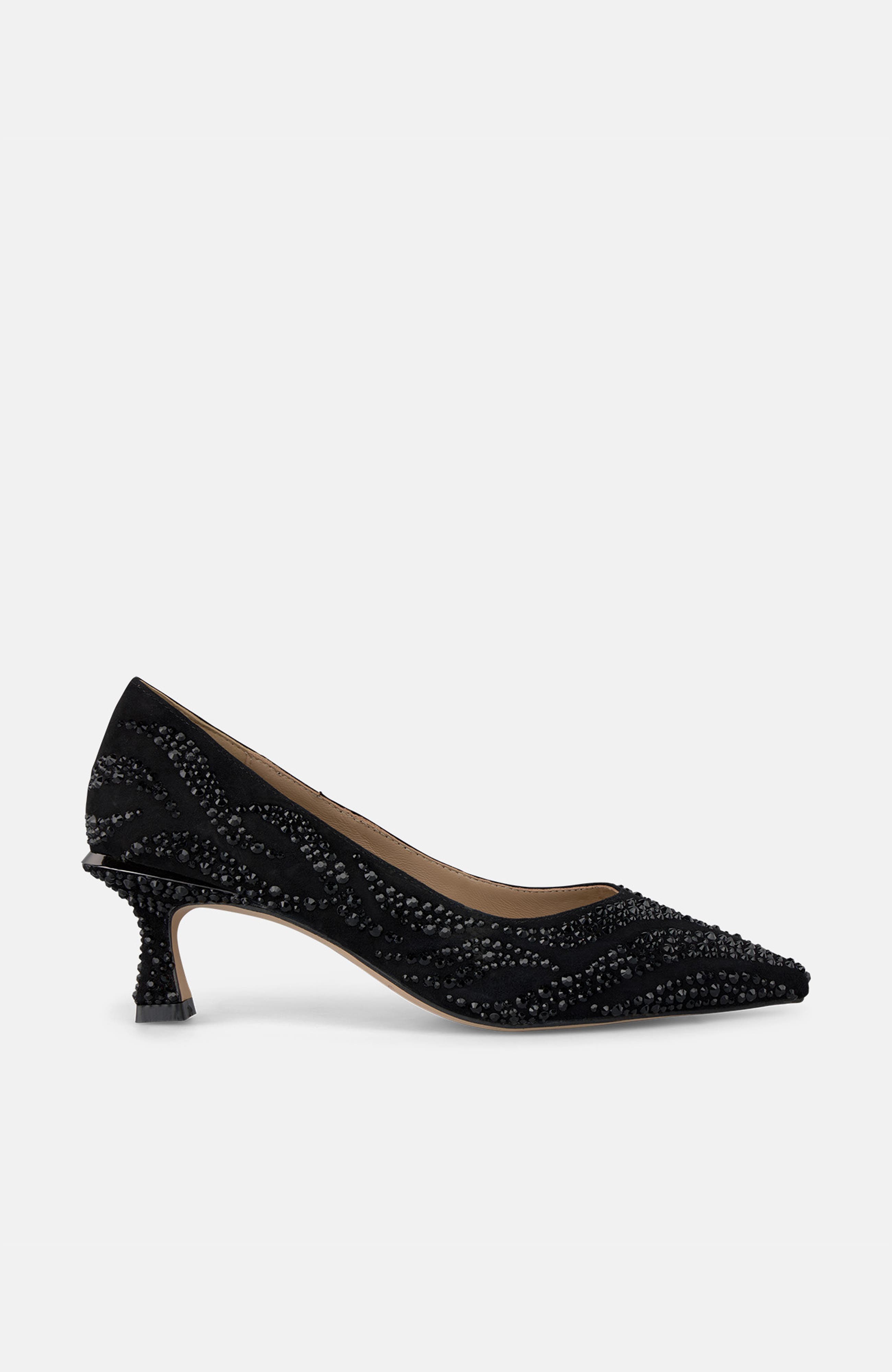 Low Shoe with Details, Alternate, color, Black