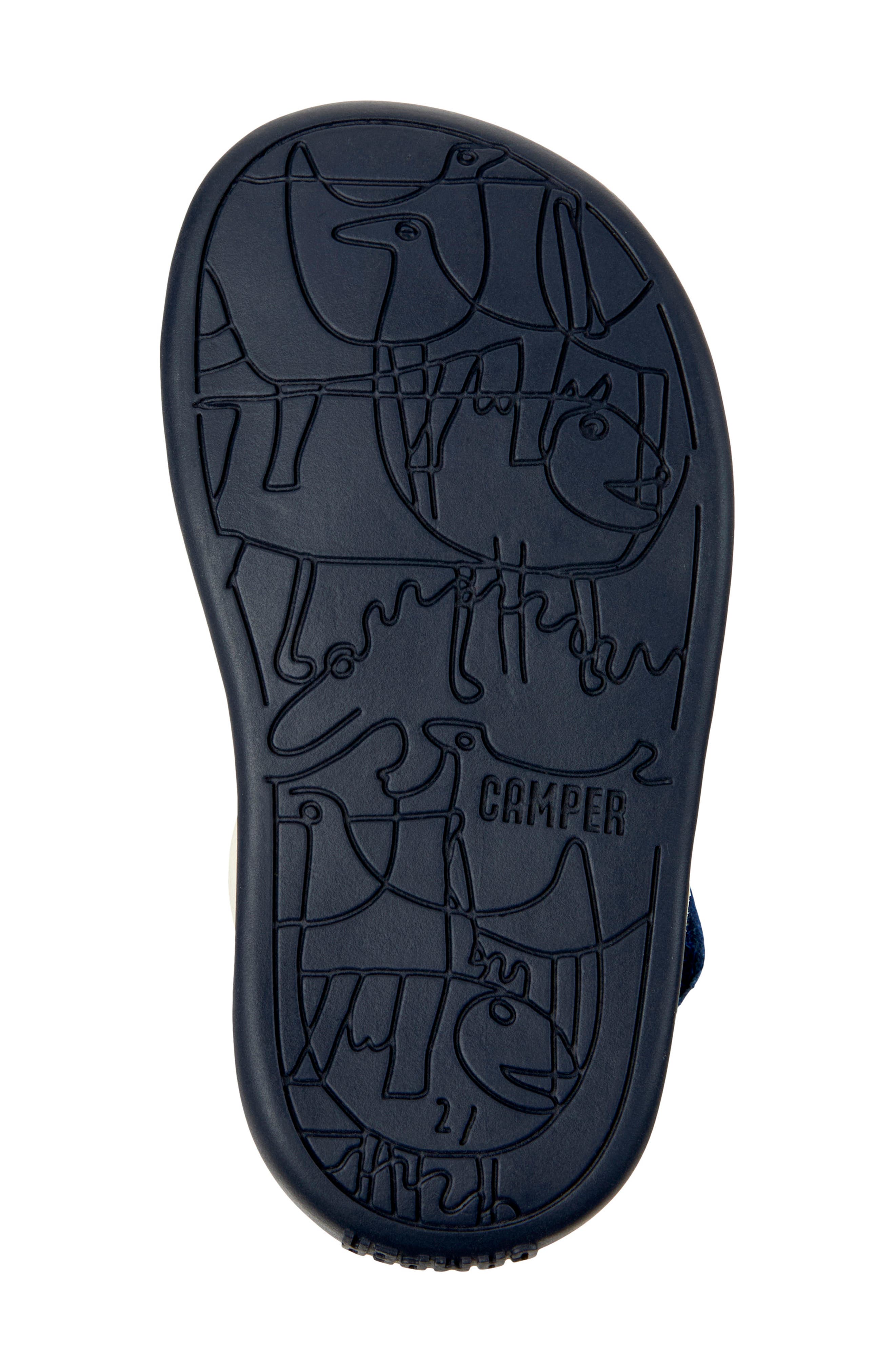 Camper Kids' Crab Sandal, Alternate, color, Red Multi