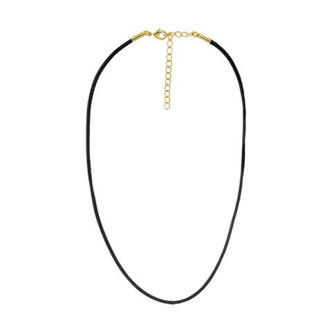 Colored Leather Rope Chain Choker Necklace