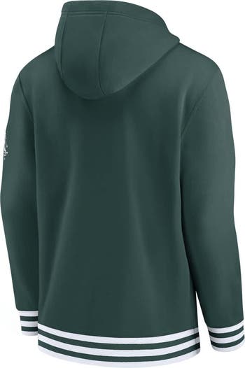 【Nike】Michigan State Spartans Legacy Retro Pullover Hoodie Men's Nike Green Michigan State Spartans Legacy Retro