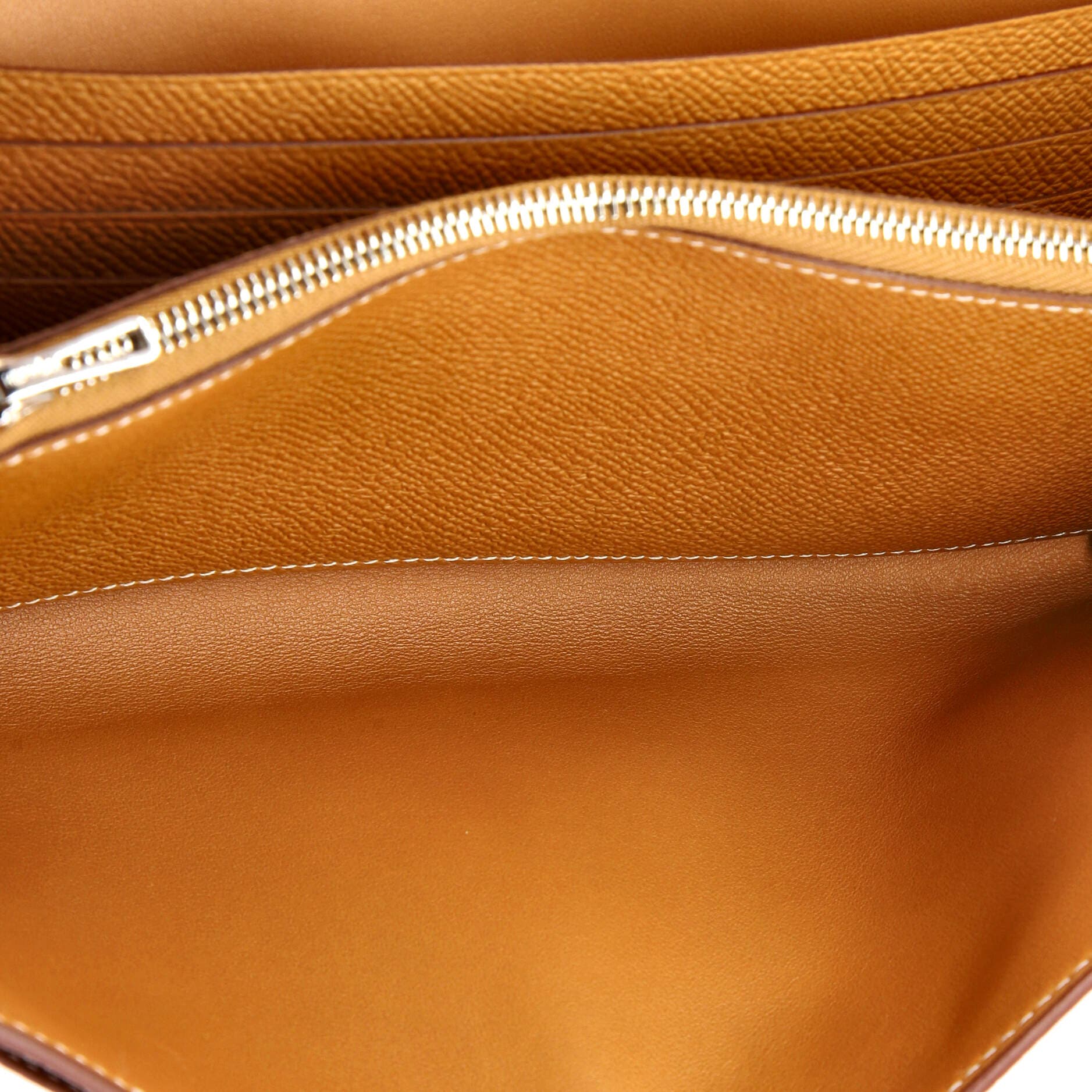 Pre-Owned Hermes Constance To Go Wallet Epsom, Alternate, color, Gold