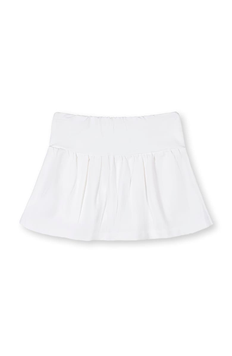 Hope & Henry Kids' Organic French Terry Skort, Main, color, White