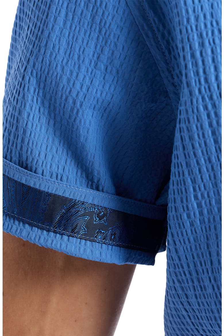 Thresher Short Sleeve Button-Up Shirt, Alternate, color, BLUE