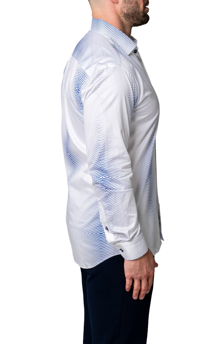 Maceoo Fibonacci Vivid Contemporary Fit Button-Up Shirt, Alternate, color, 