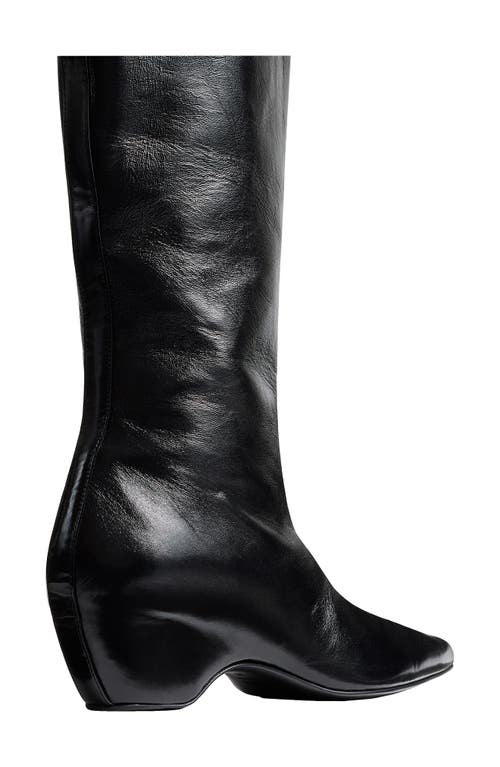 Khaite Sybil Pointed Toe Boot In Black