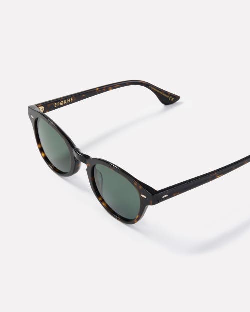 Epokhe Coil Sunglasses In Brown