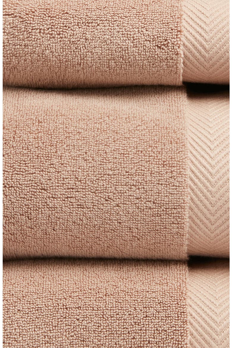 Organic Hydrocotton 6-Piece Towel Set $144 Value, Alternate, color, TAN PORTABELLA