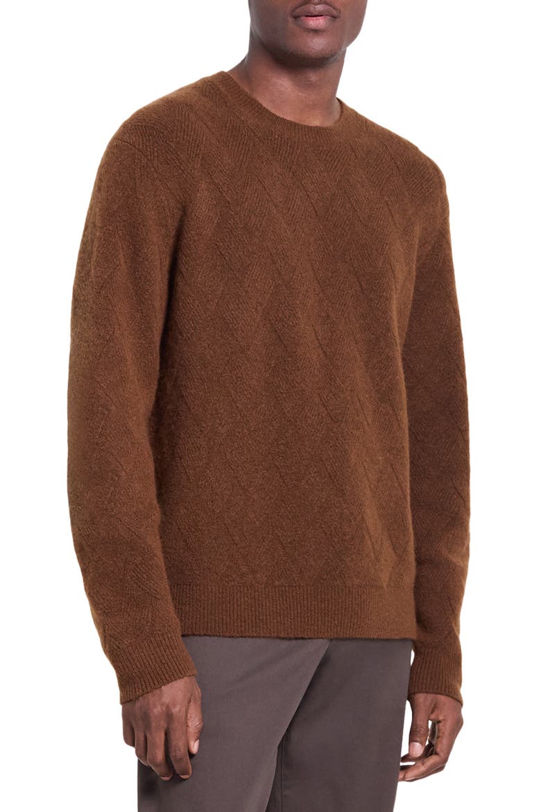 Sascha Crewneck Sweater, Alternate, color, DARK ACACIA - 2U9