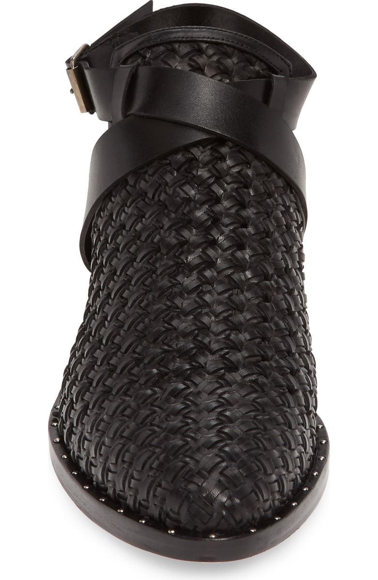 Freda Salvador Spark Woven Ankle Strap Bootie, Alternate, color,