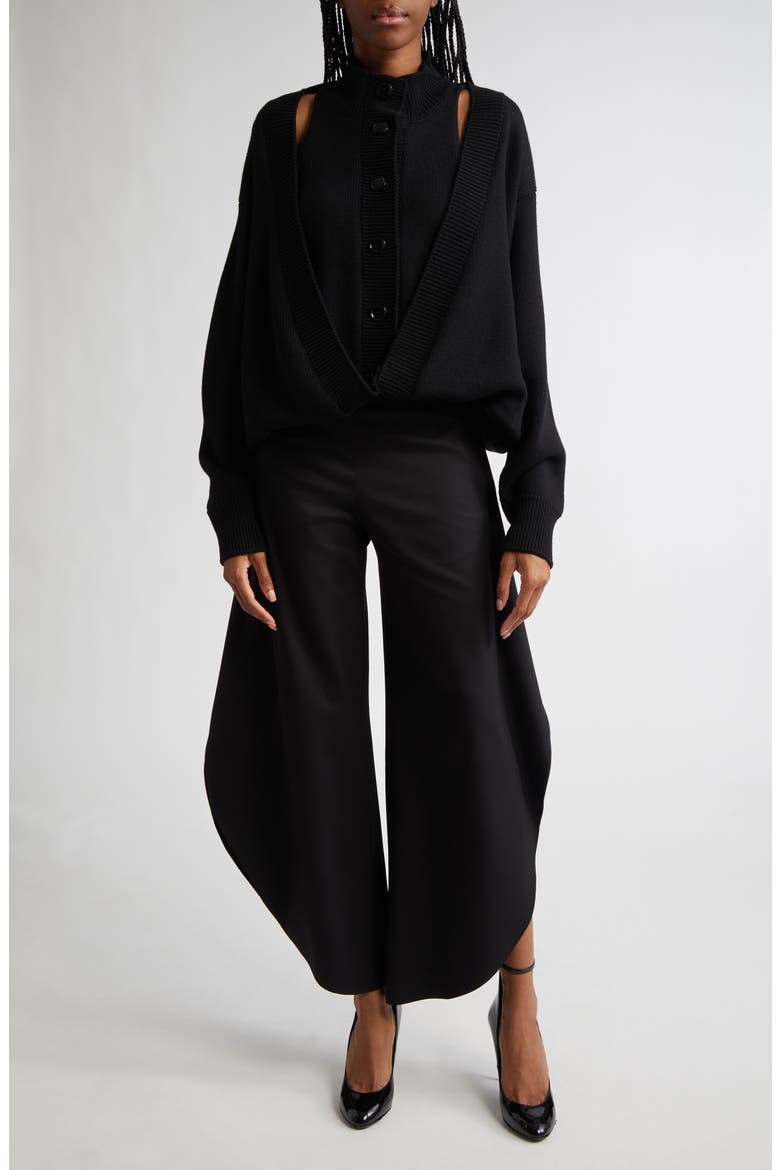 Round Pants, Alternate, color, NOIR ALAIA