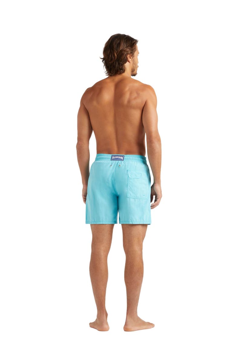 Vilebrequin Men's Ronde Des Tortues Aqua Reactive Swim Shorts, Alternate, color, Bora Bora