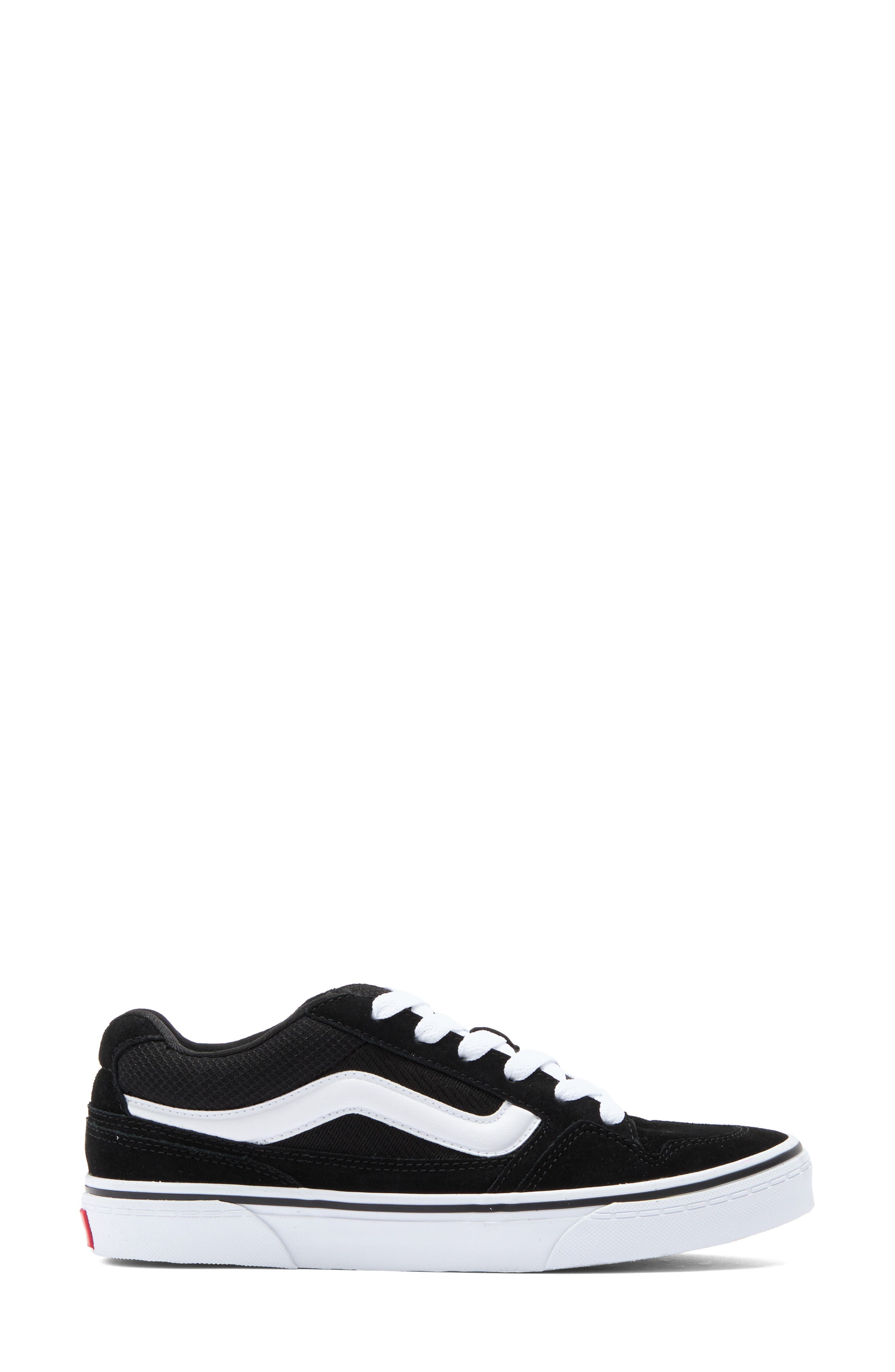 Vans Caldrone Sneaker, Alternate, color, Black White