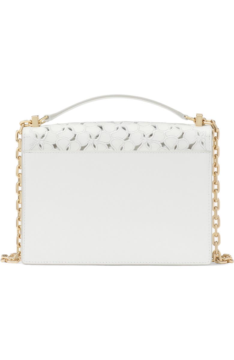 Kate Spade New York deco eyelet leather convertible crossbody bag, Alternate, color,