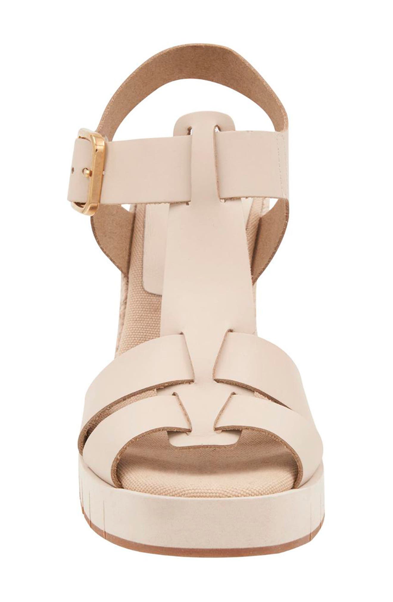 Farami Sole Motion Espadrille Wedge Sandal, Alternate, color, IVORY