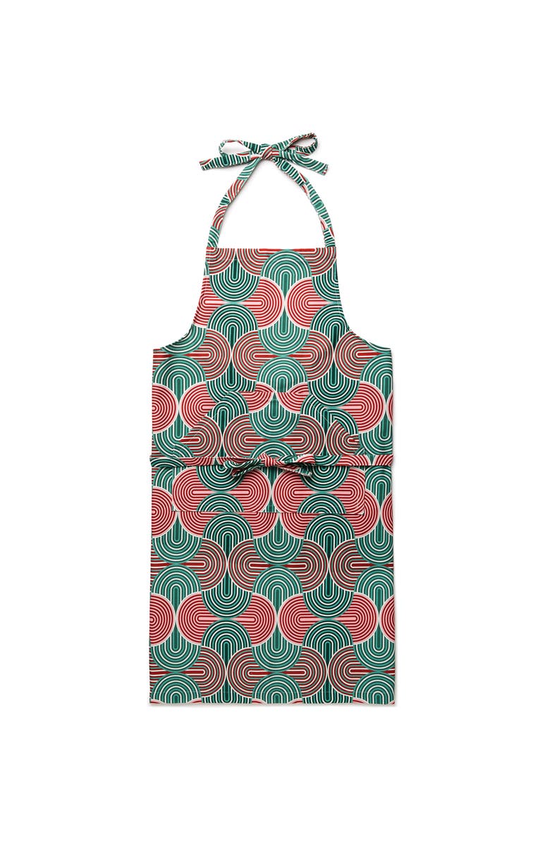 La DoubleJ Apron With Pocket Slinky Verde Green, Main, color, Slinky Verde Green