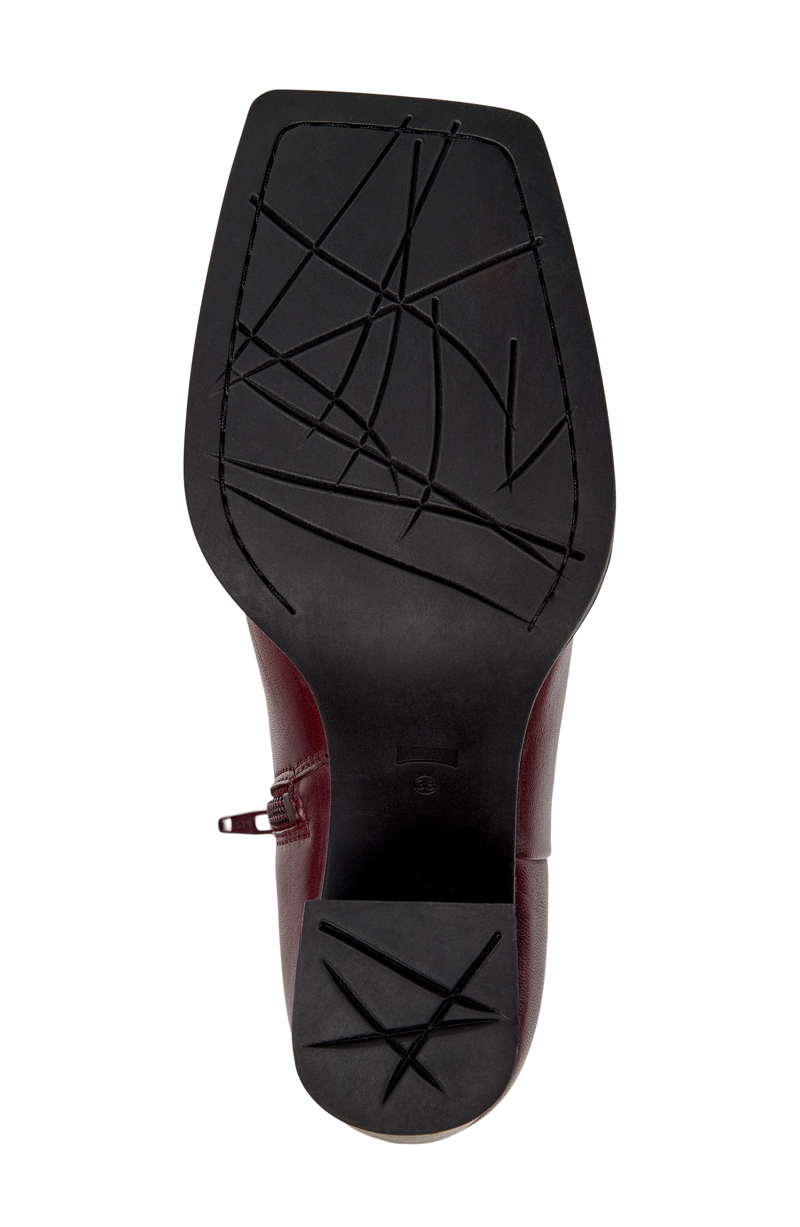 Camper Karole Bootie, Alternate, color, Burgundy
