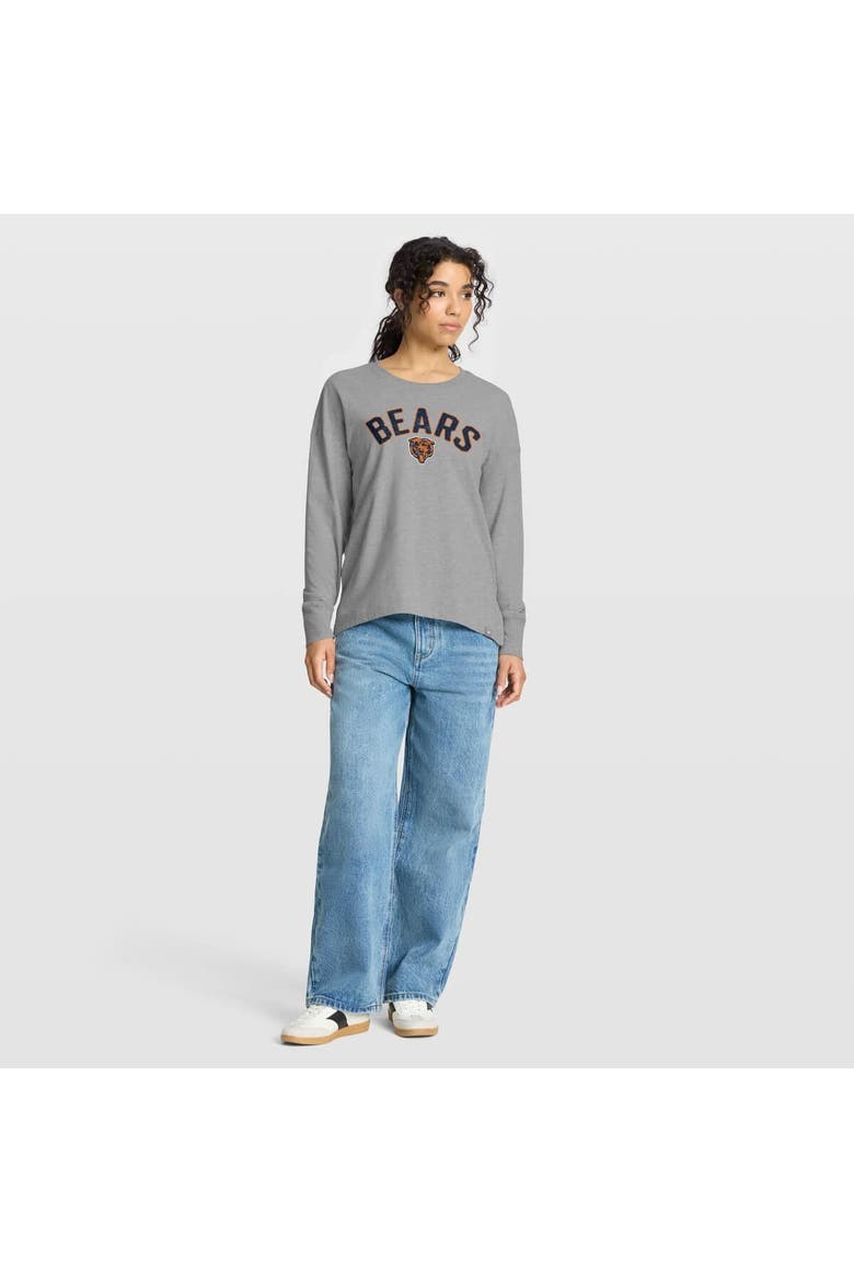 Women's Fanatics Heather Gray Chicago Bears Hometown Legacy Long Sleeve T-Shirt, Alternate, color, Heather Gray