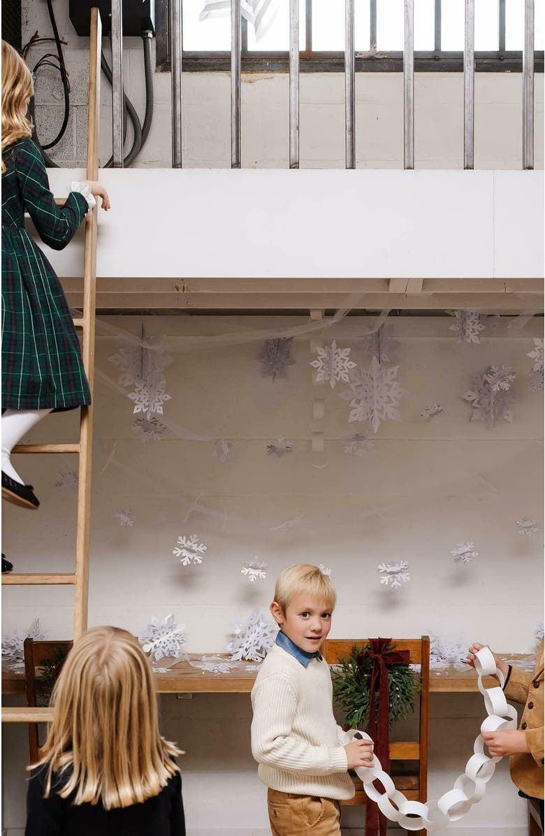 Hope & Henry Girls' Organic Ruffle Cuff Party Dress, Kids, Alternate, color, 