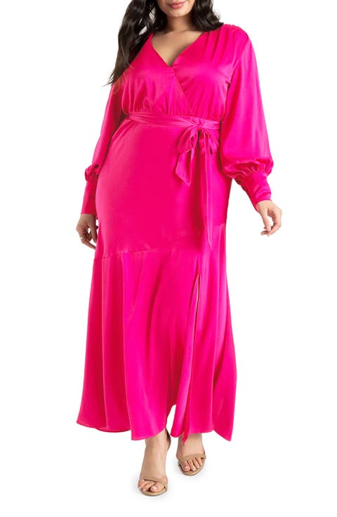 Satin Maxi Dress