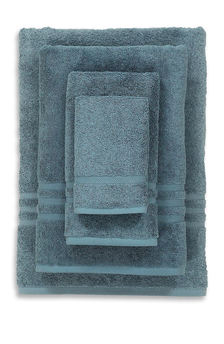 Linum Home Textiles Denzi 4-Piece Towel Set - Denzi Blue, Alternate, color, Denzi Blue