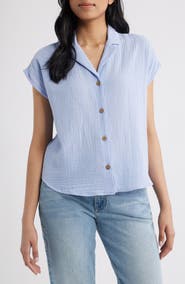 beachlunchlounge Lexi Gauze Top