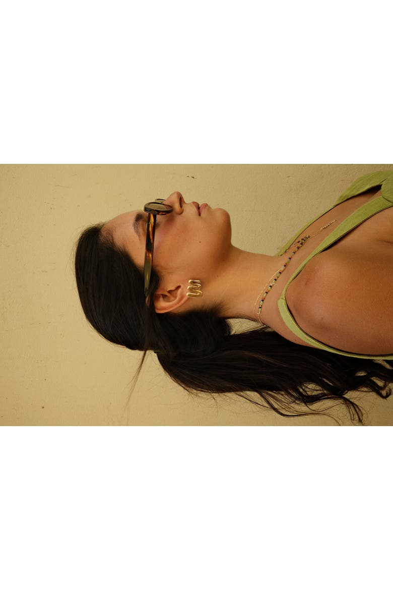 Organica Earrings, Alternate, color, Gold Vermeil