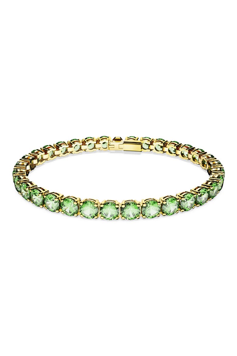 Matrix Tennis Bracelet, Alternate, color, GREEN