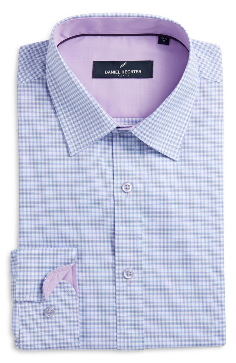 DANIEL HECHTER Check Dress Shirt, Alternate, color, 