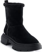 DKNY Frankie Faux Shearling Lug Sole Bootie