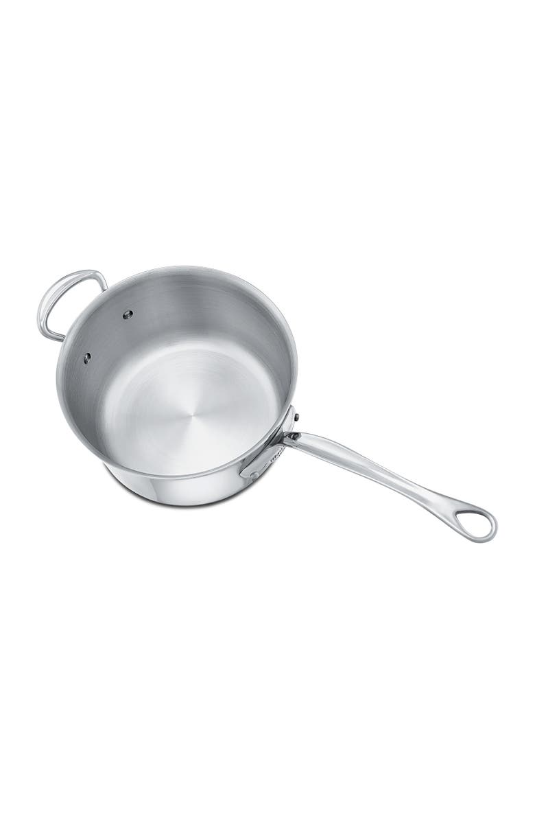 Mauviel M'Cook 4.8 Quart Stainless Steel Saucepan, 9.4 Inch, Alternate, color, Silver