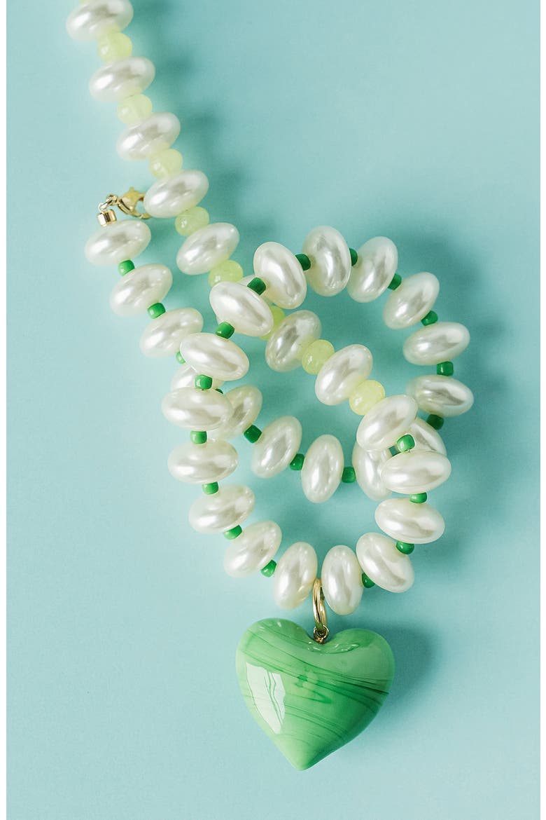 Green Goddess Necklace, Alternate, color, GREEN